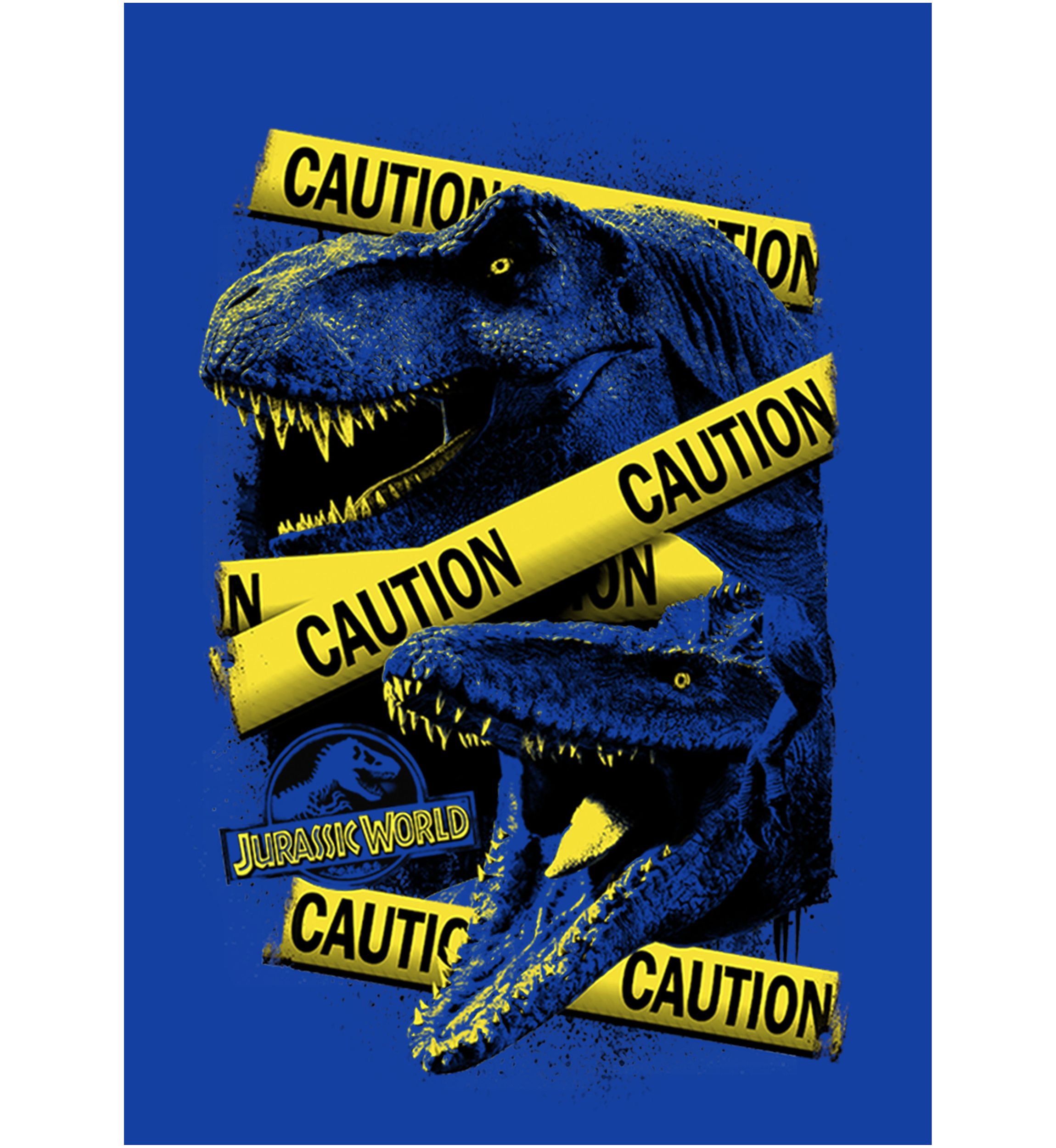 Dino Caution Graphic Short Sleeve T-Shirt