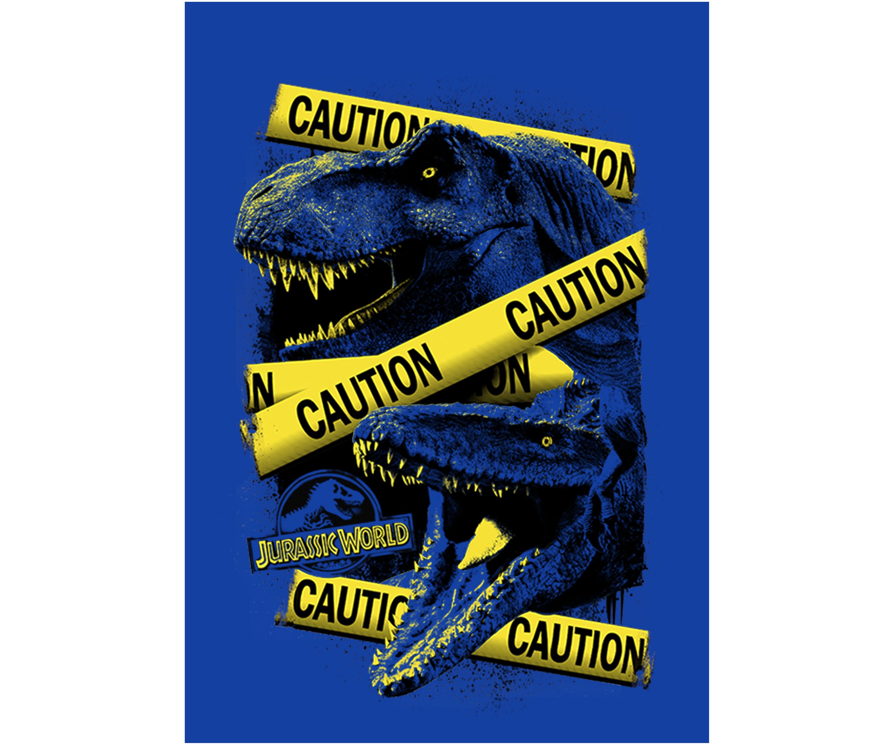 Dino Caution Graphic Short Sleeve T-Shirt