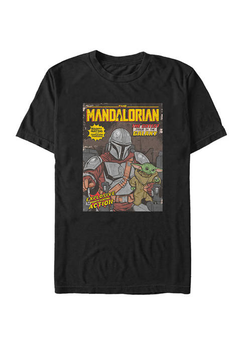 Star Wars® The Mandalorian Vintage Comic Cover Short