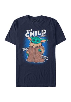 Star Wars Men's The Mandalorian The Child Comic Book Bold Short Sleeve Graphic T-Shirt