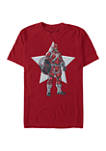 Serious Red Guardian Graphic Short Sleeve T-Shirt