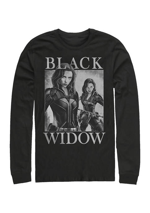 Two Widows Mirror Graphic Long Sleeve T-Shirt