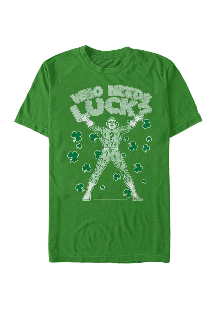Lucky Riddle Graphic Short Sleeve T-Shirt