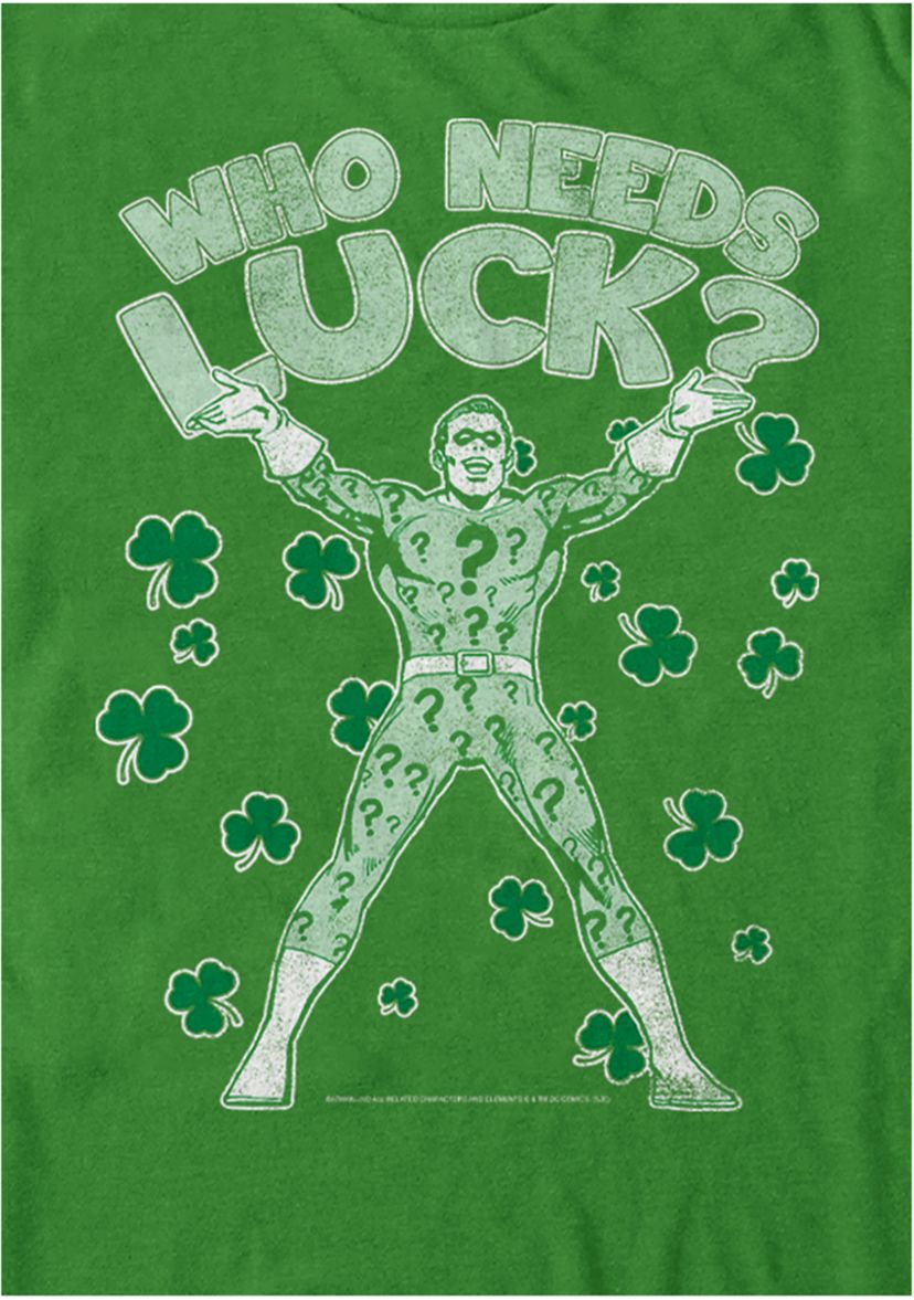 Lucky Riddle Graphic Short Sleeve T-Shirt