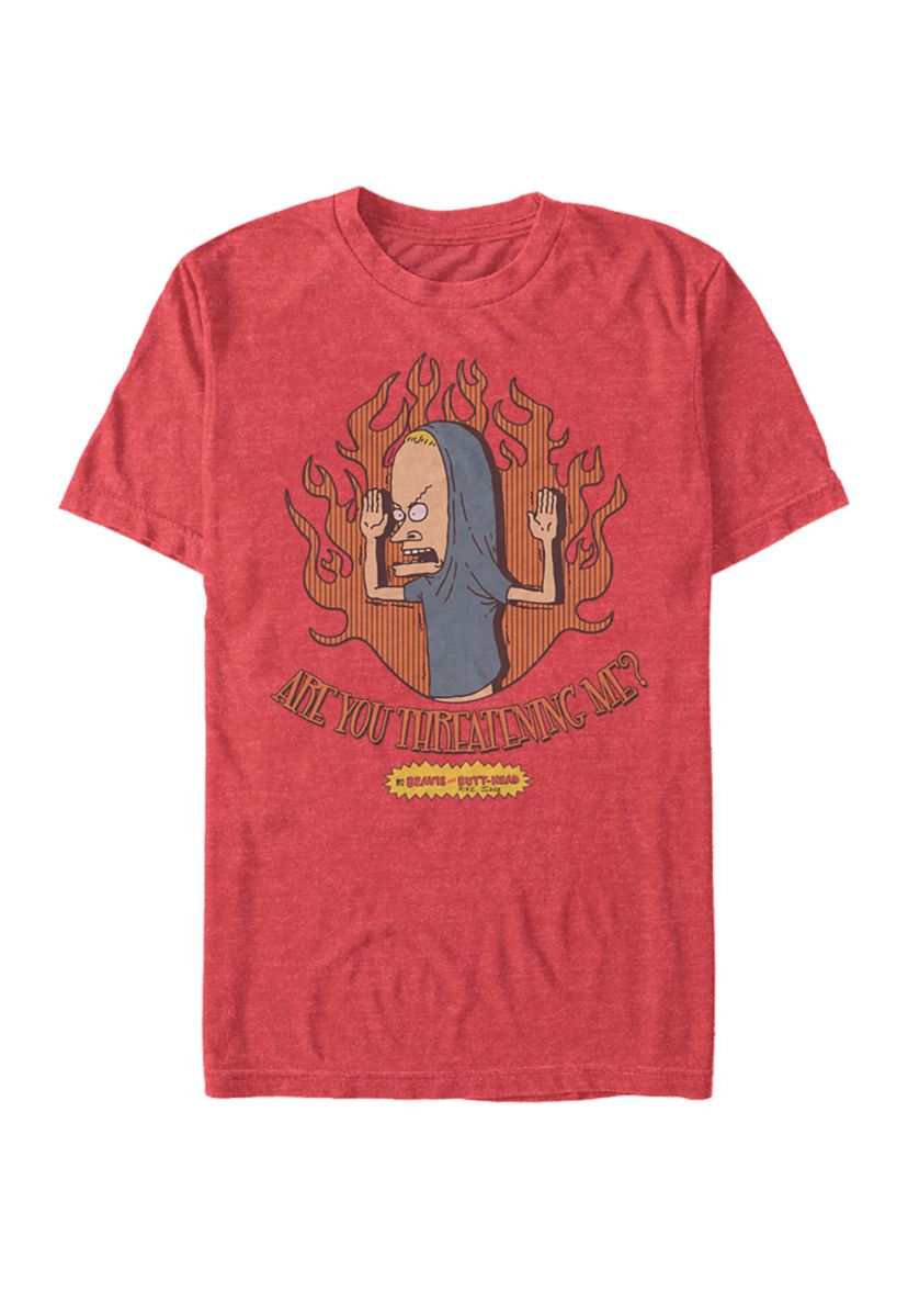 Threatening Me Graphic Short Sleeve T-Shirt
