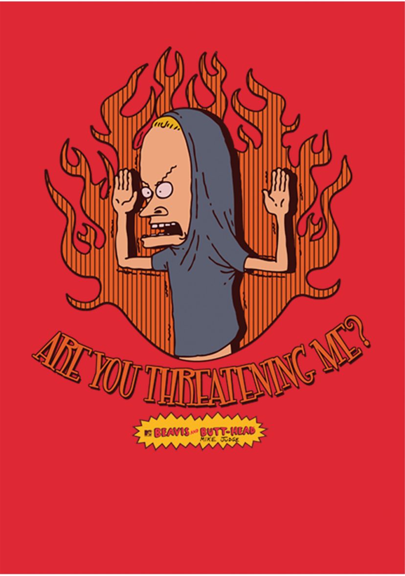 Threatening Me Graphic Short Sleeve T-Shirt