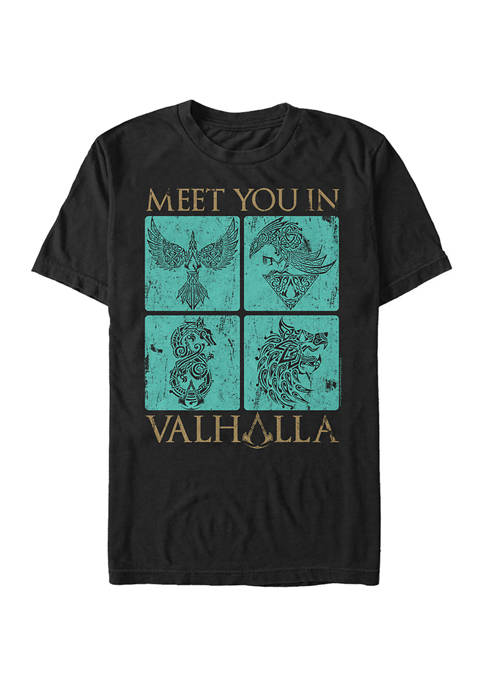 Meet You In Valhalla Graphic Short Sleeve T-Shirt