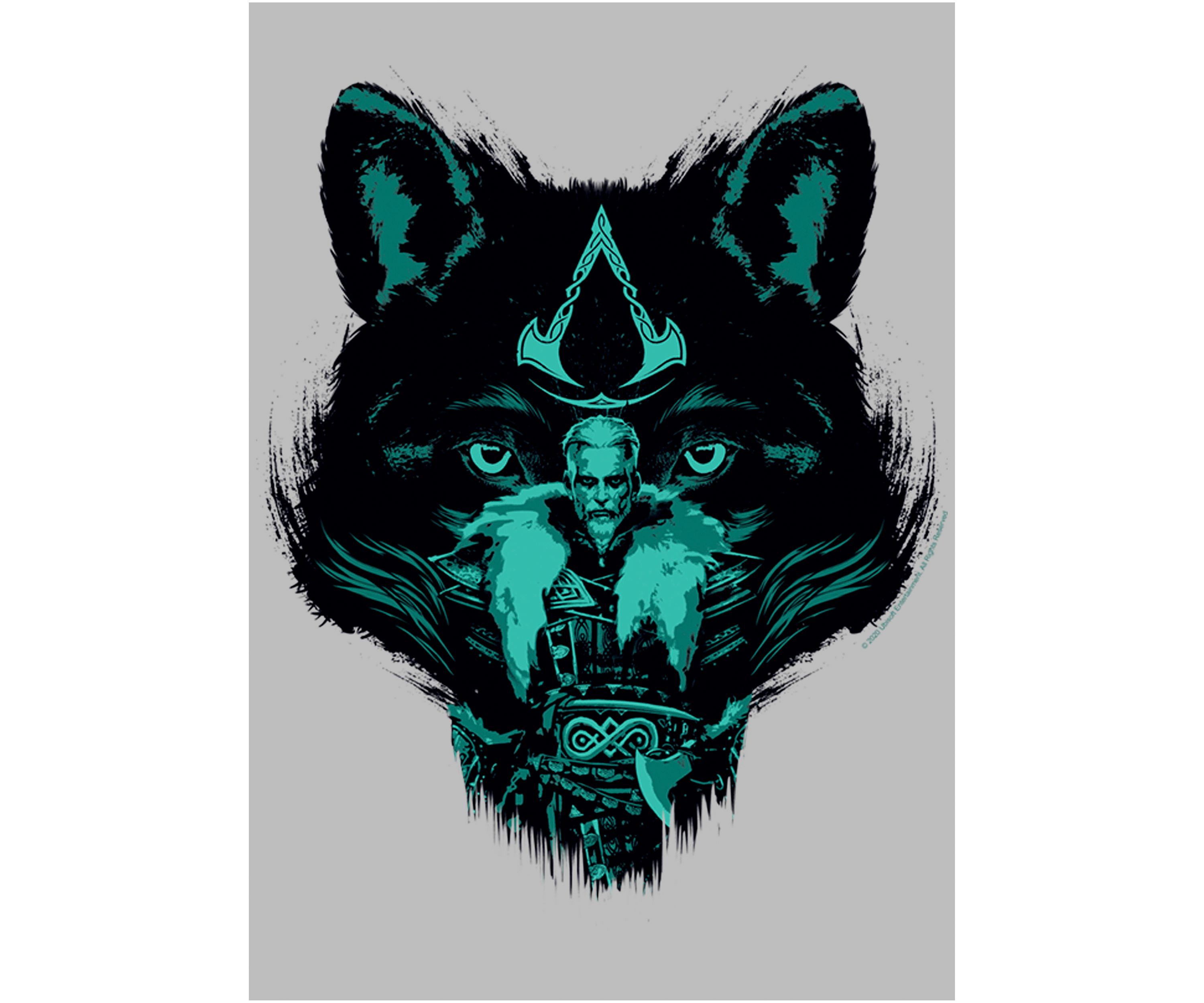 Wolf Hero Comp Graphic Short Sleeve T-Shirt