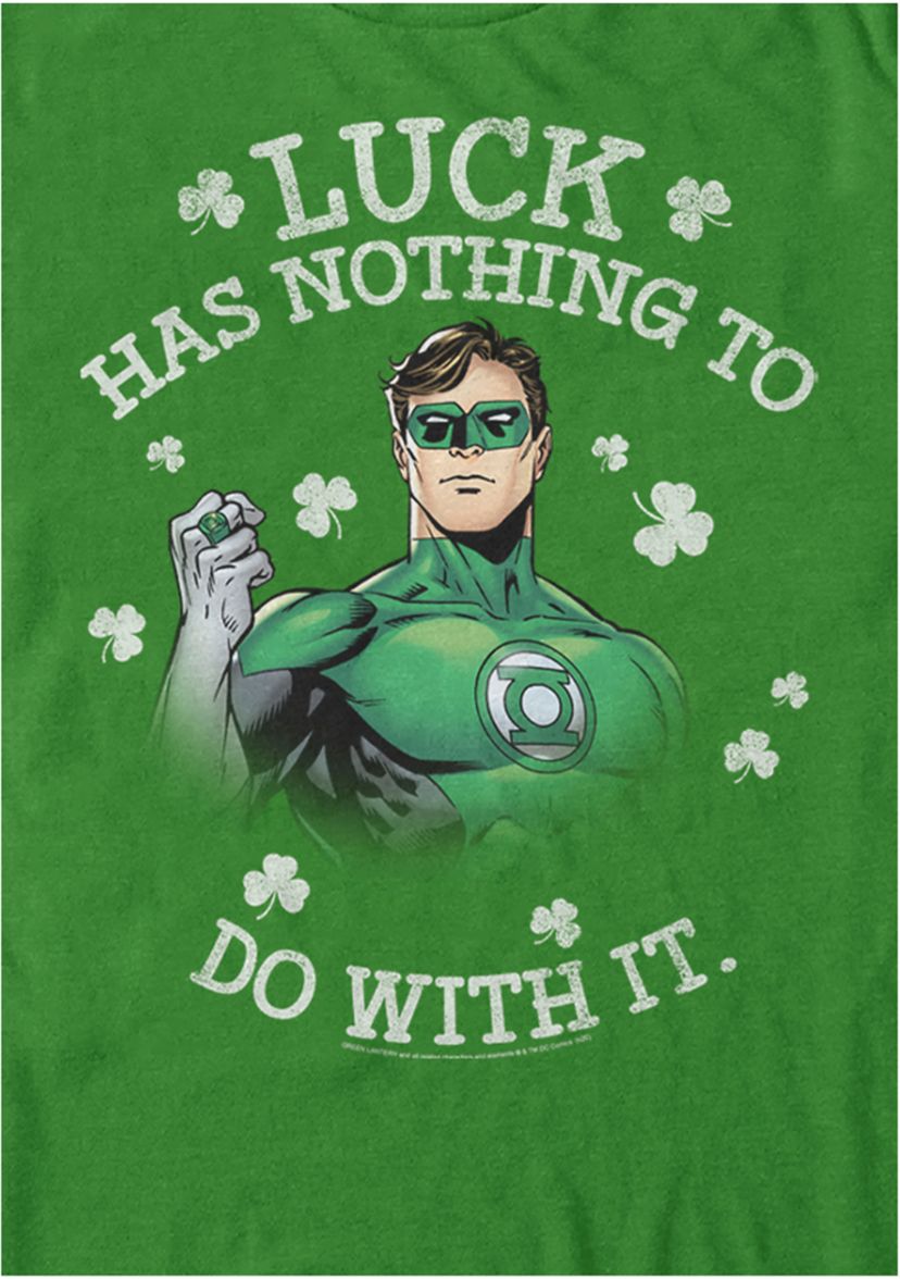 No Luck Lantern Graphic Short Sleeve T-Shirt