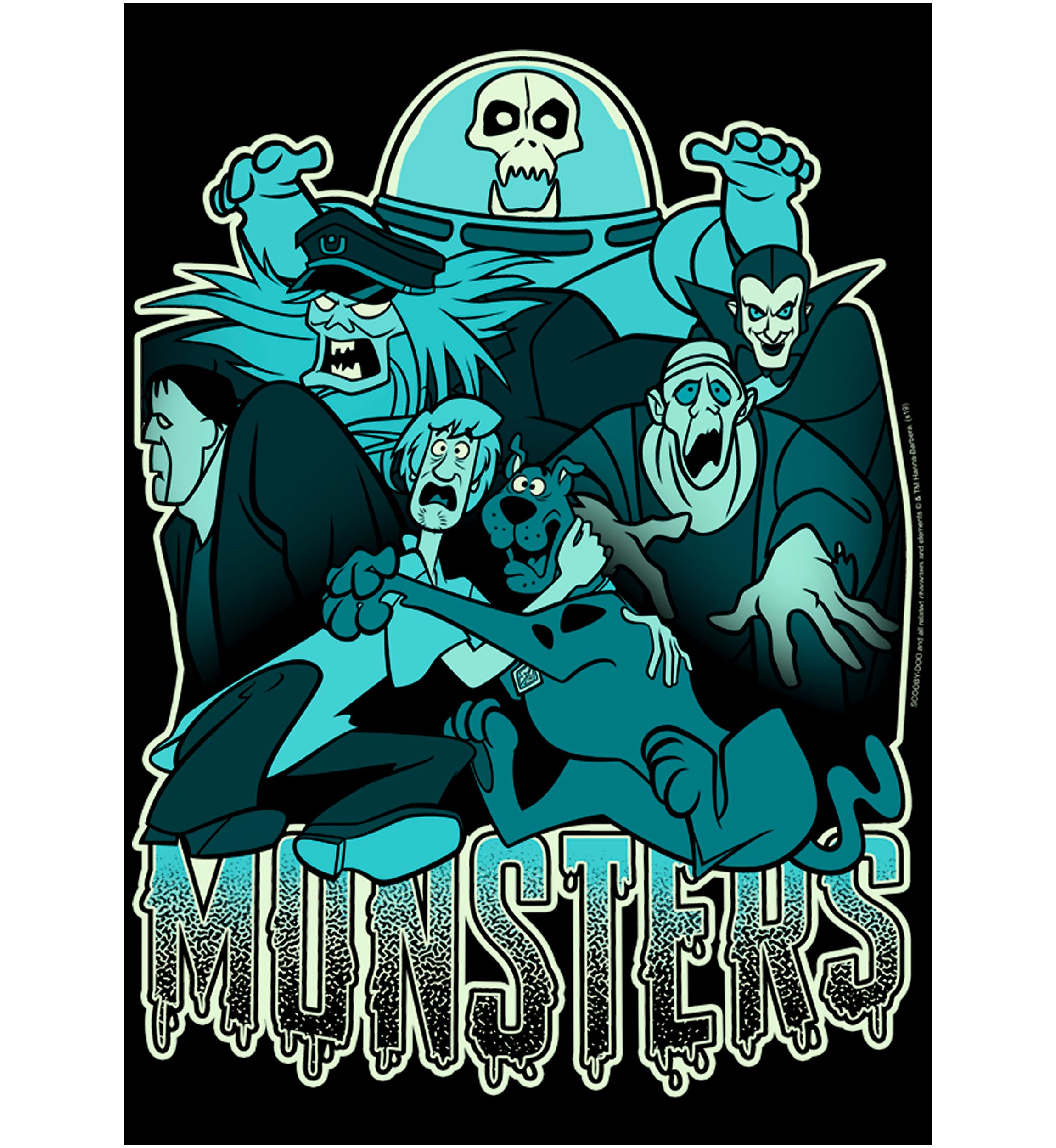 Monsters Graphic Short Sleeve T-Shirt