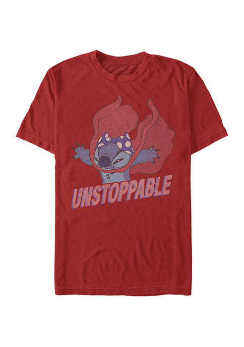 Disney® Unstoppable Stitch Graphic Short Sleeve T-Shirt