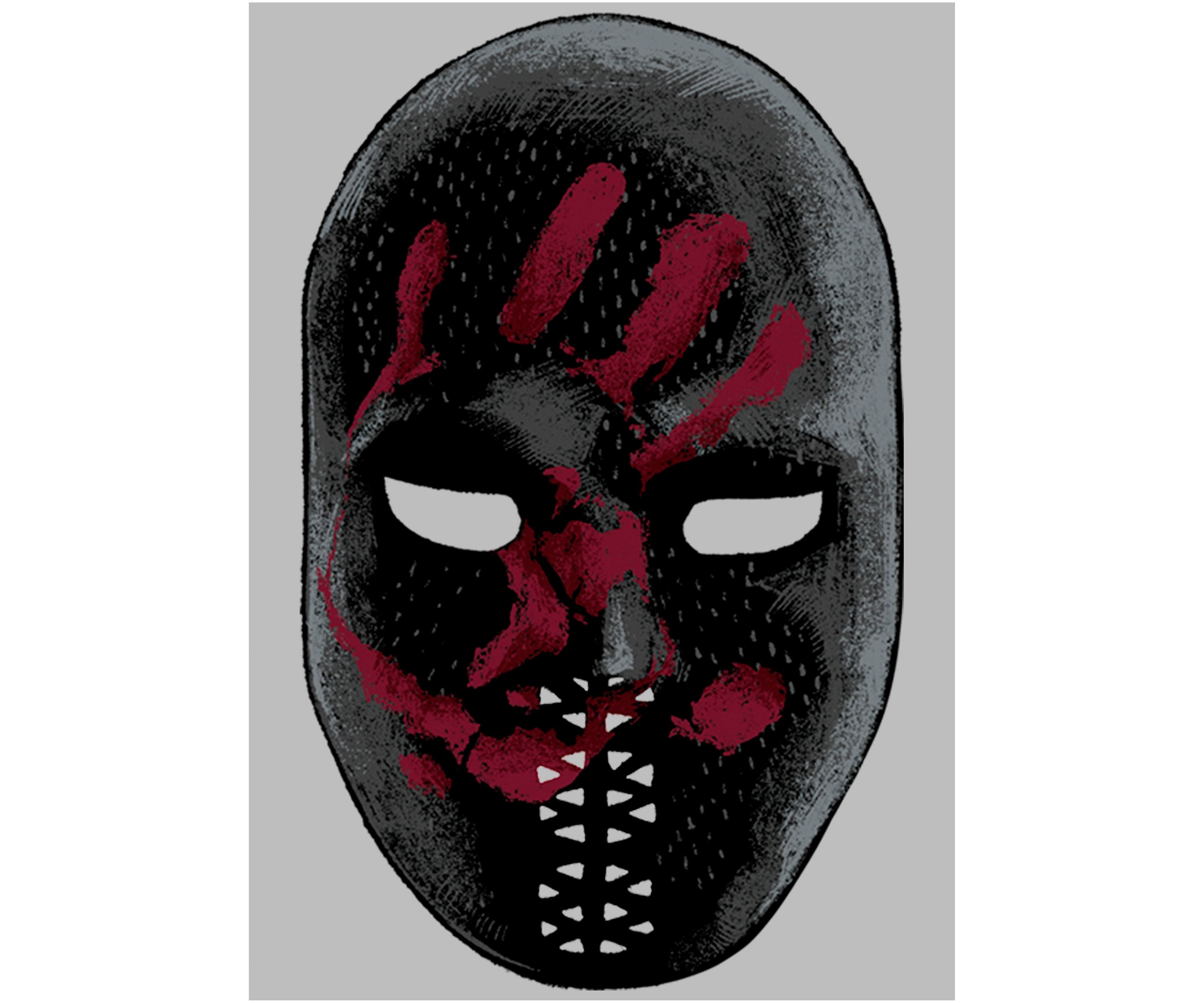 Large Mask Graphic Short Sleeve T-Shirt