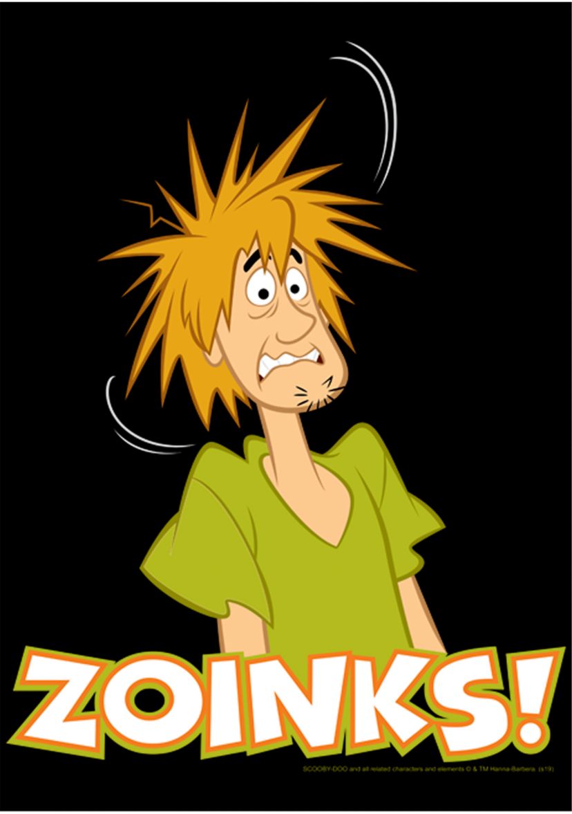 Shocked Shaggy Graphic Short Sleeve T-Shirt