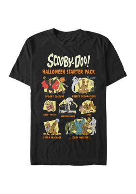 Scooby Doo Men's Halloween Starter Pack Graphic Short Sleeve T-Shirt
