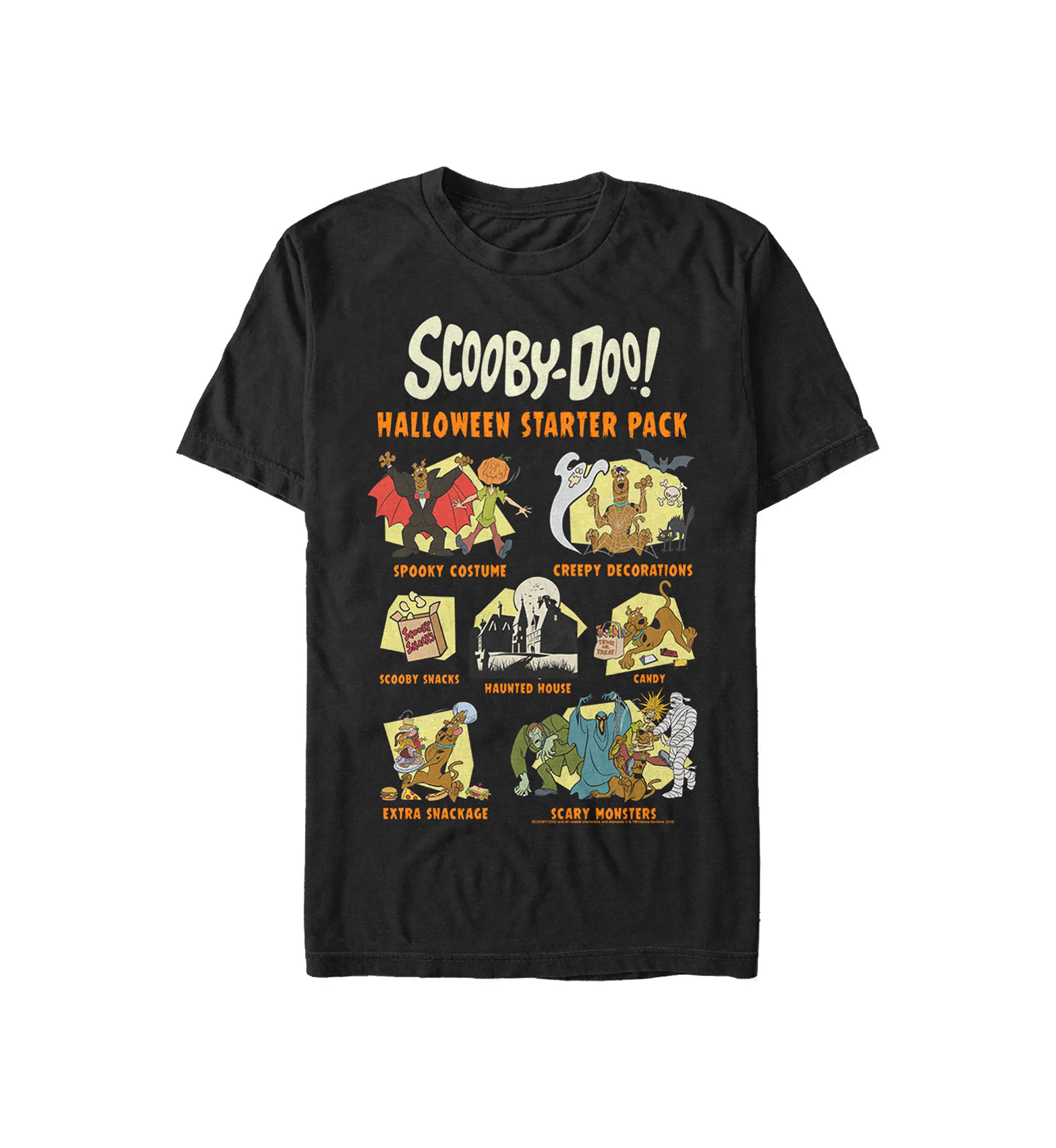 Halloween Starter Pack Graphic Short Sleeve T-Shirt