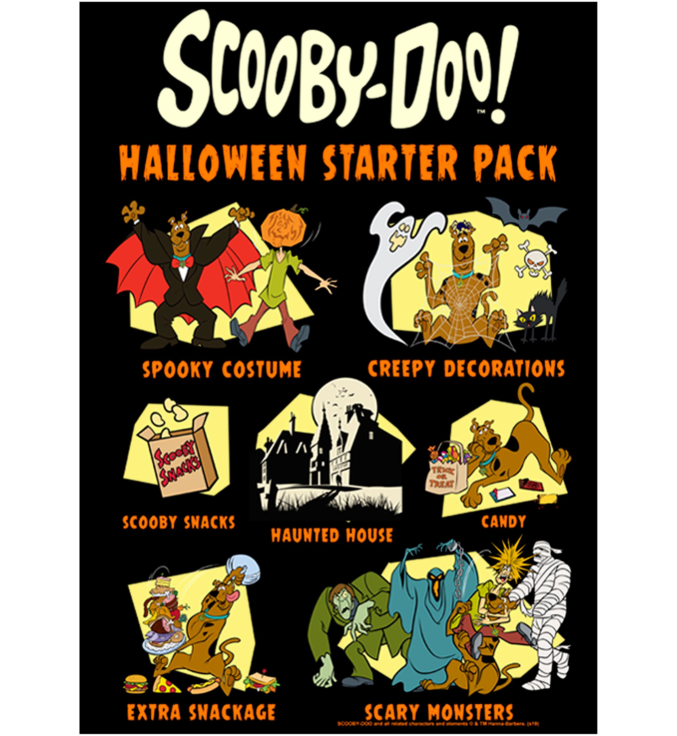 Halloween Starter Pack Graphic Short Sleeve T-Shirt