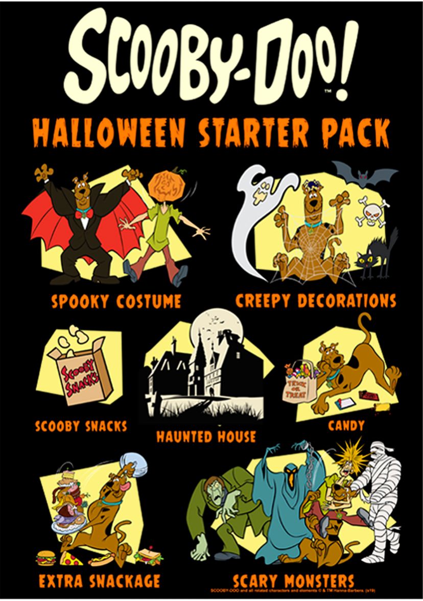 Halloween Starter Pack Graphic Short Sleeve T-Shirt