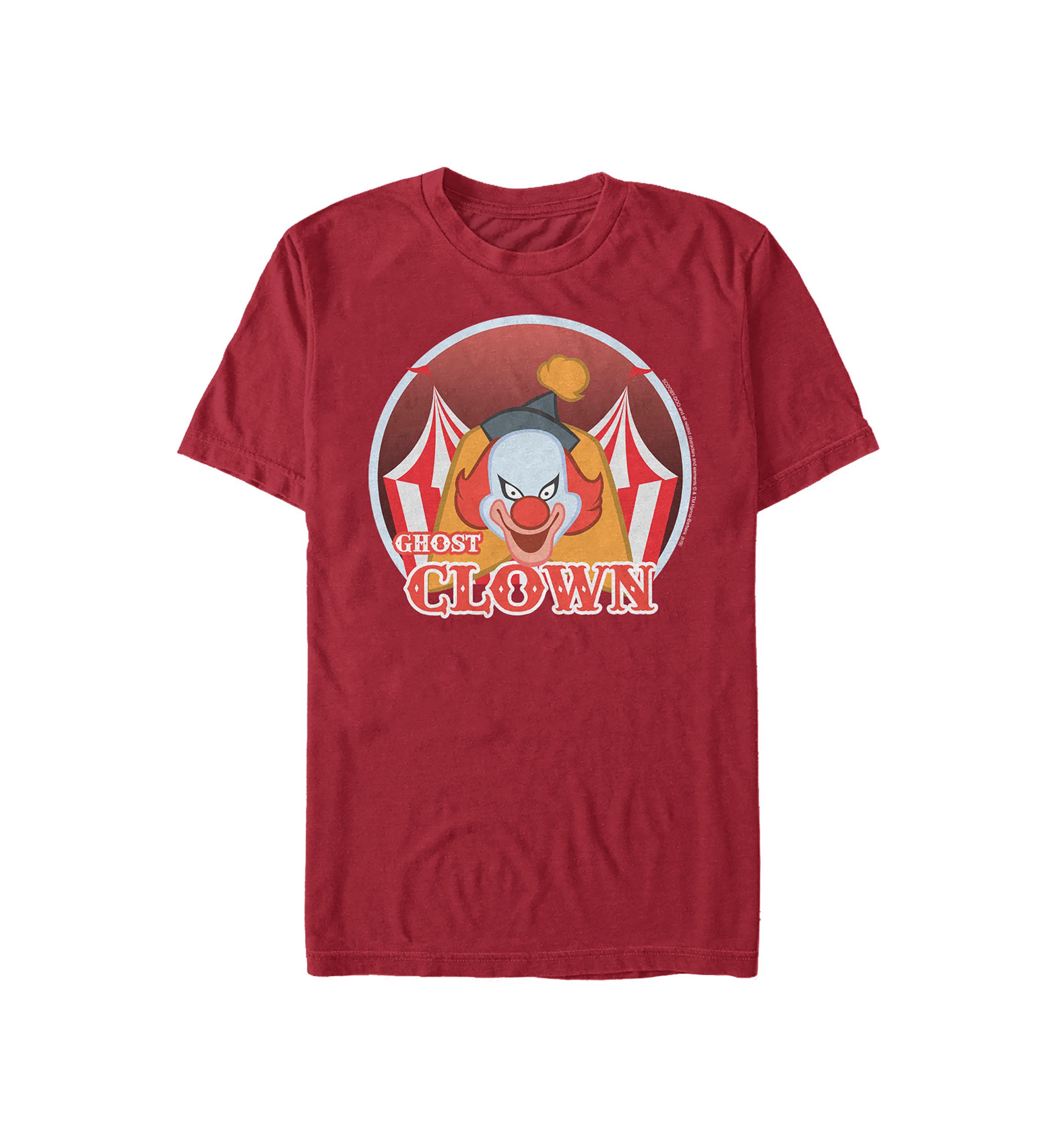  Ghost Clown Graphic Short Sleeve T-Shirt