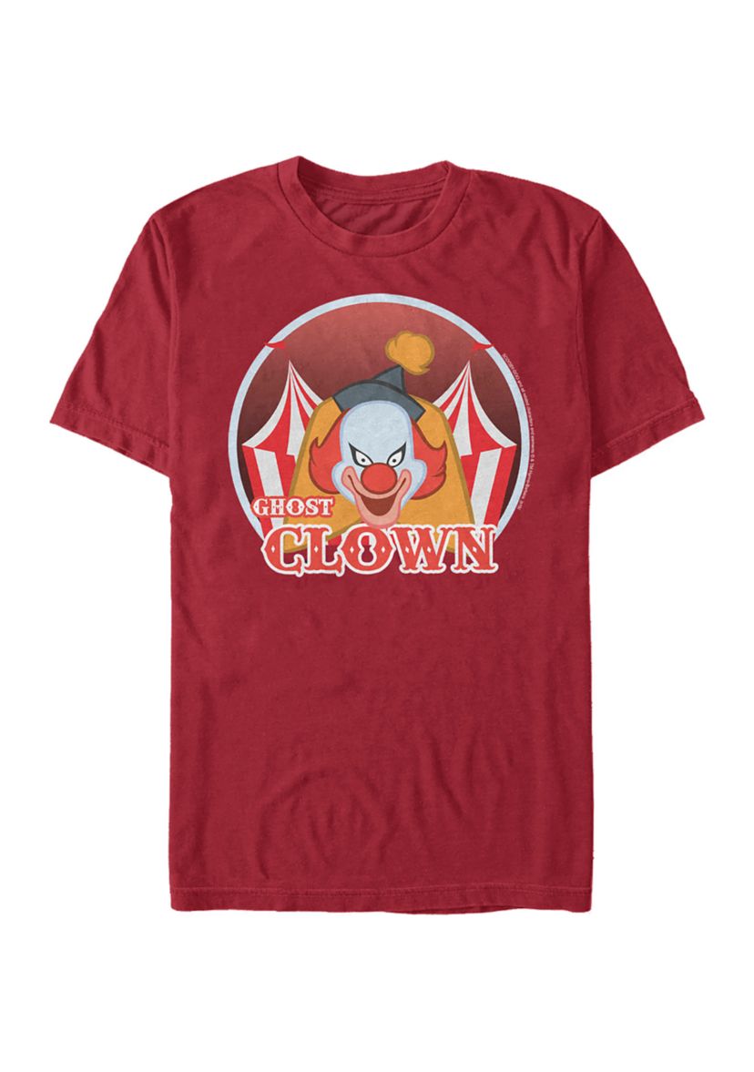  Ghost Clown Graphic Short Sleeve T-Shirt