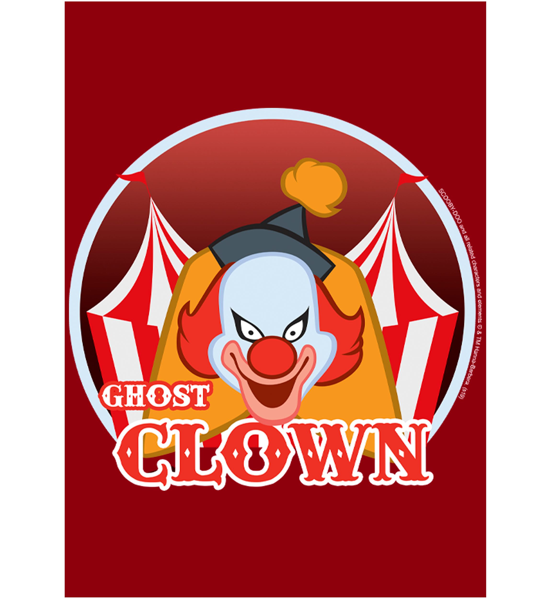  Ghost Clown Graphic Short Sleeve T-Shirt
