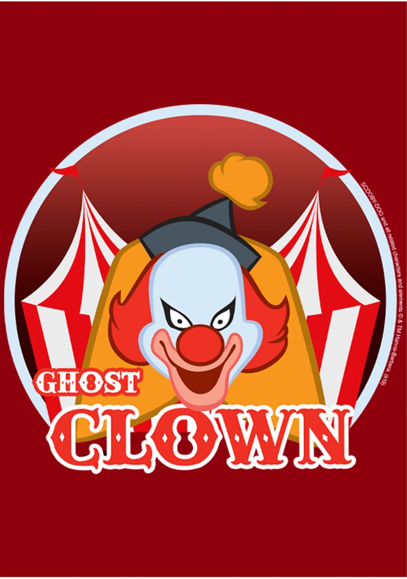  Ghost Clown Graphic Short Sleeve T-Shirt