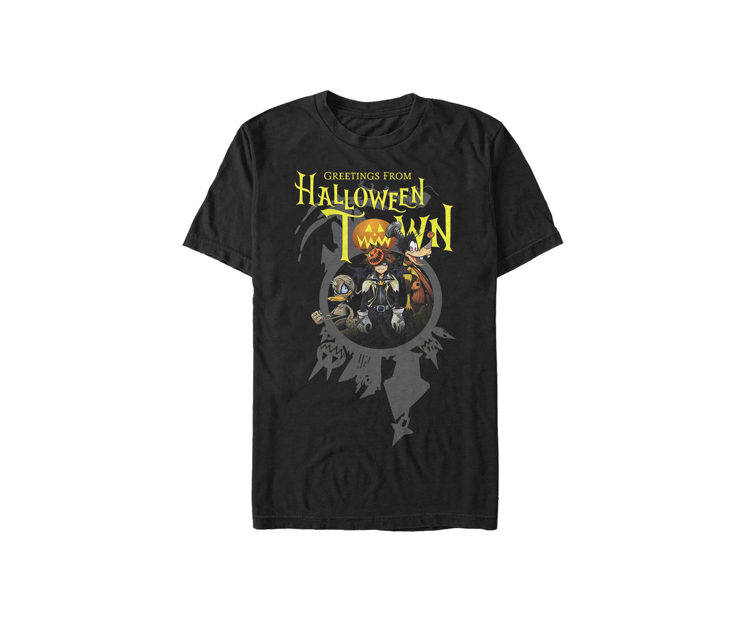 Greetings Halloween Town Short Sleeve Graphic T-Shirt