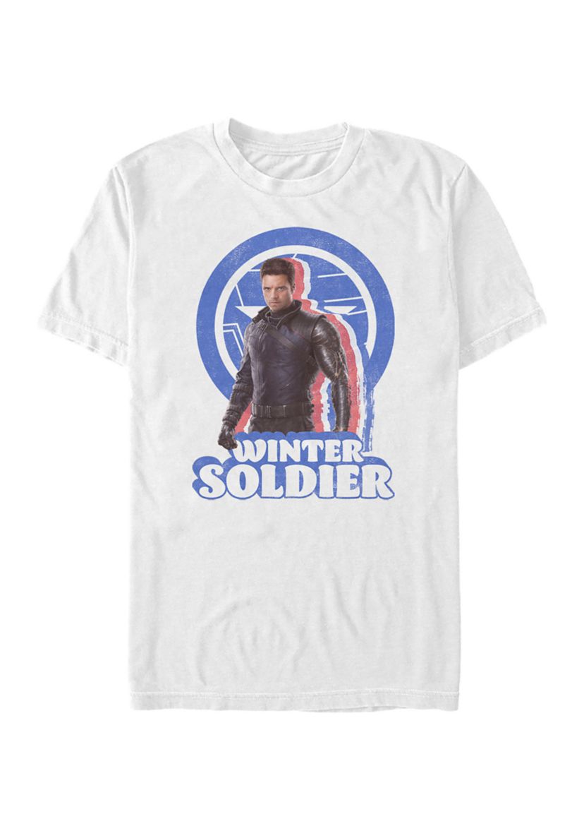 Distressed Bucky Graphic Short Sleeve T-Shirt
