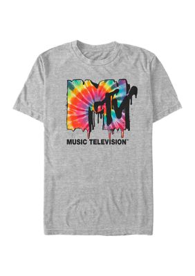 MTV Men's Melted Graphic Short Sleeve T-Shirt, Small