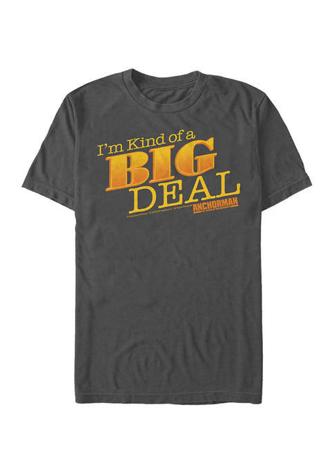 Anchorman Bigger Graphic Short Sleeve T-Shirt
