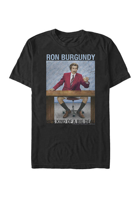 Anchorman Ron Big Deal Graphic Short Sleeve T-Shirt