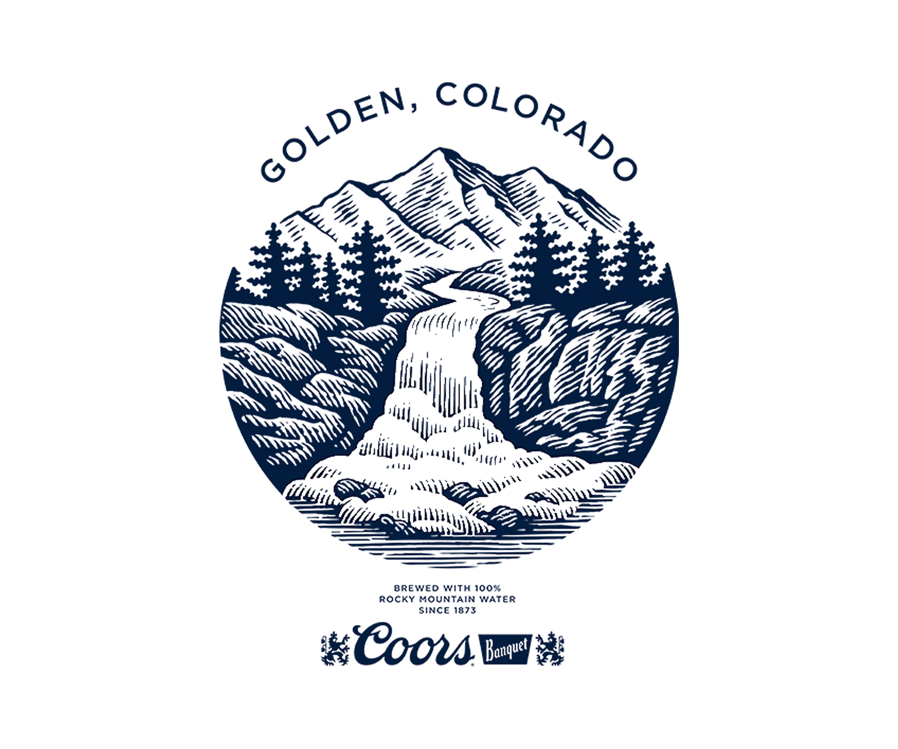 Golden Rocky Brew Graphic T-Shirt
