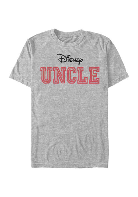 Disney Logo Logo Uncle Short Sleeve Graphic T-Shirt