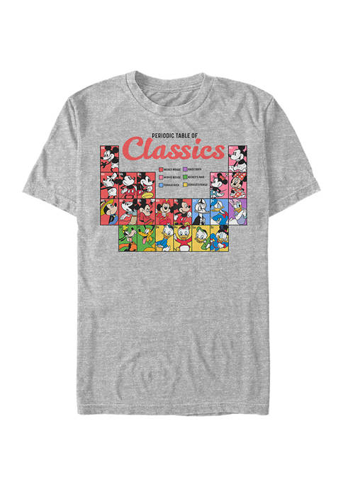 Mickey Classic Classic Periodic Short Sleeve Graphic T-Shirt