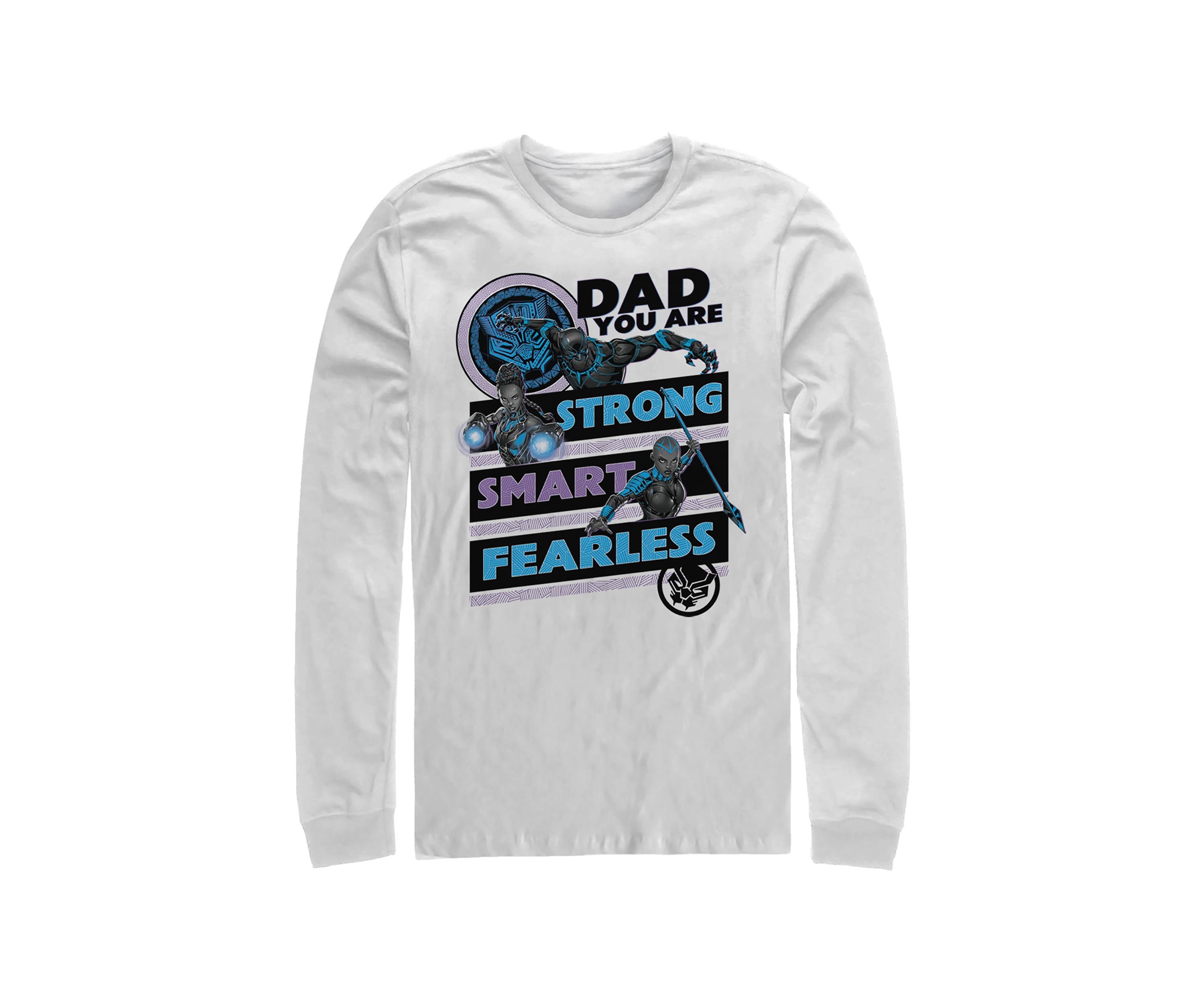 Panther Dad Long Sleeve Graphic T-Shirt
