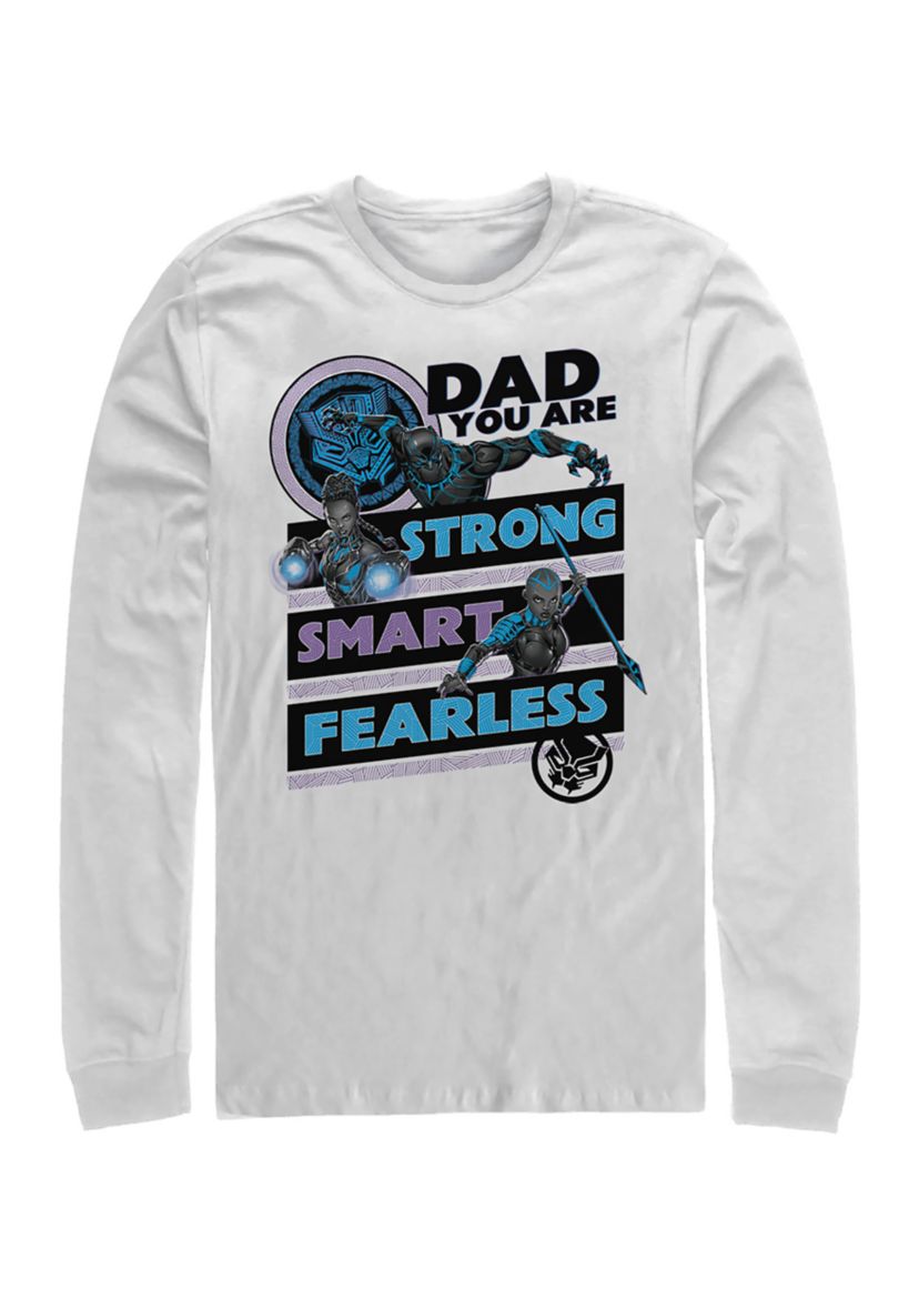 Panther Dad Long Sleeve Graphic T-Shirt