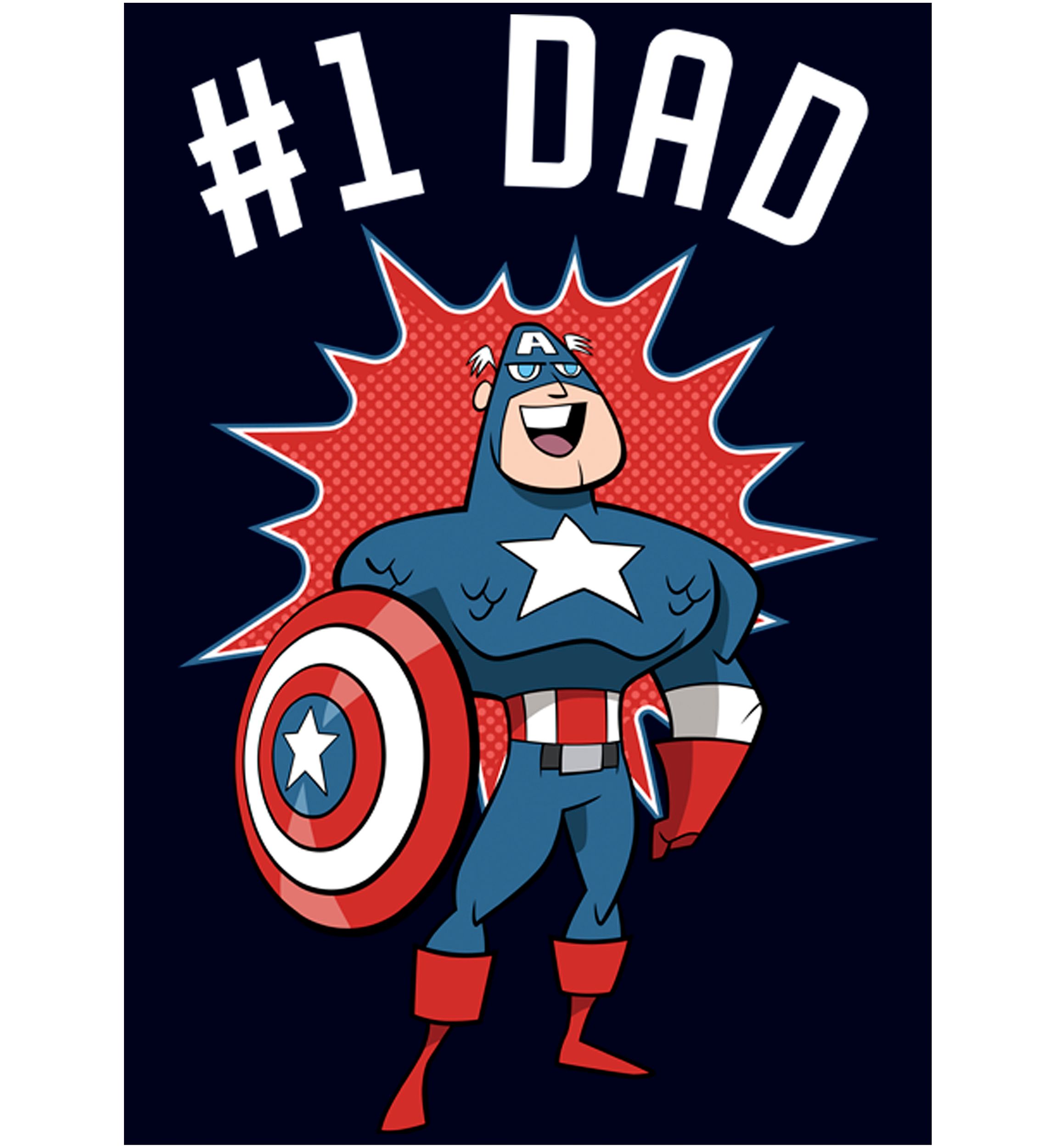 No 1 DAD Graphic T-Shirt
