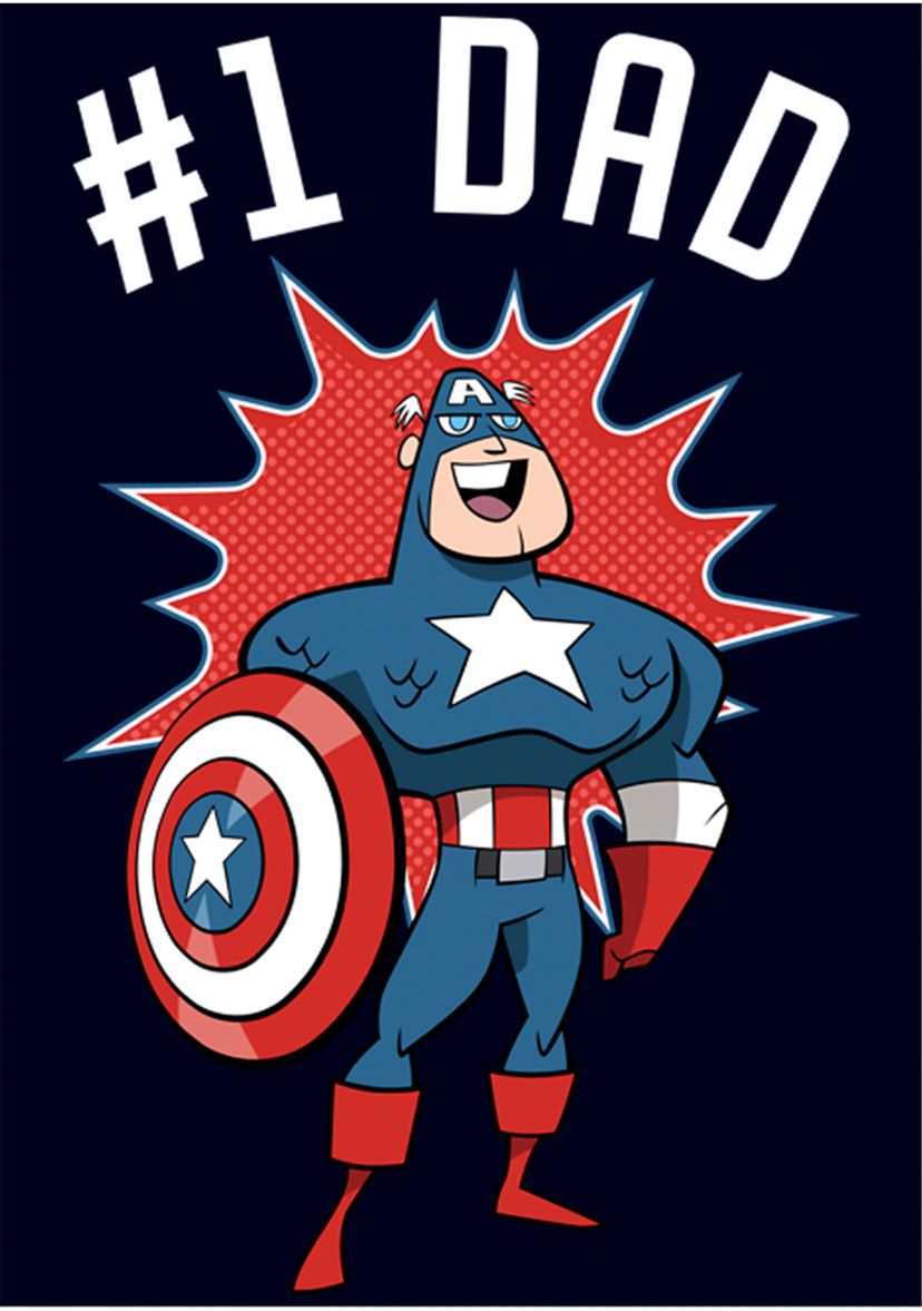 No 1 DAD Graphic T-Shirt