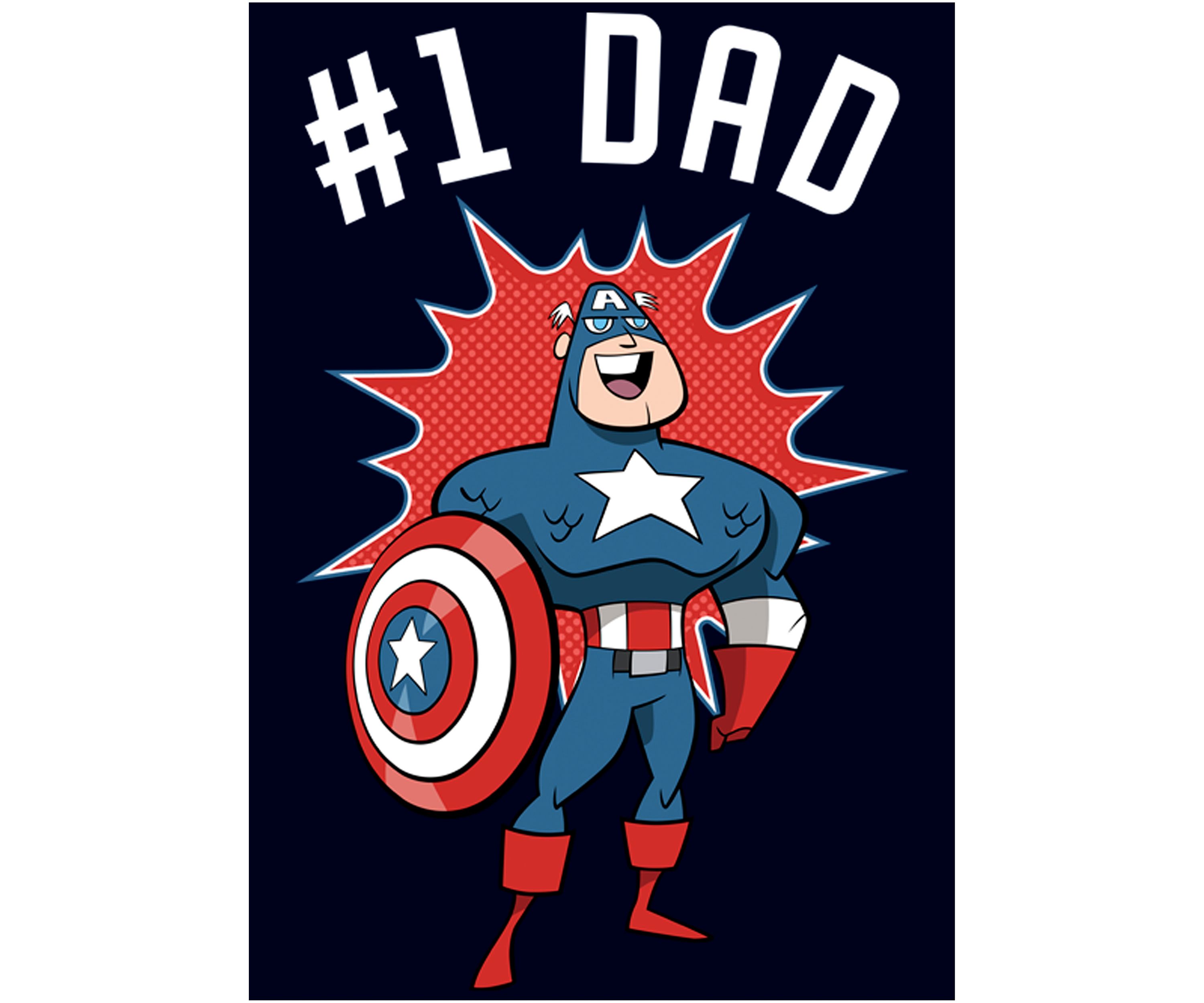 No 1 DAD Graphic T-Shirt