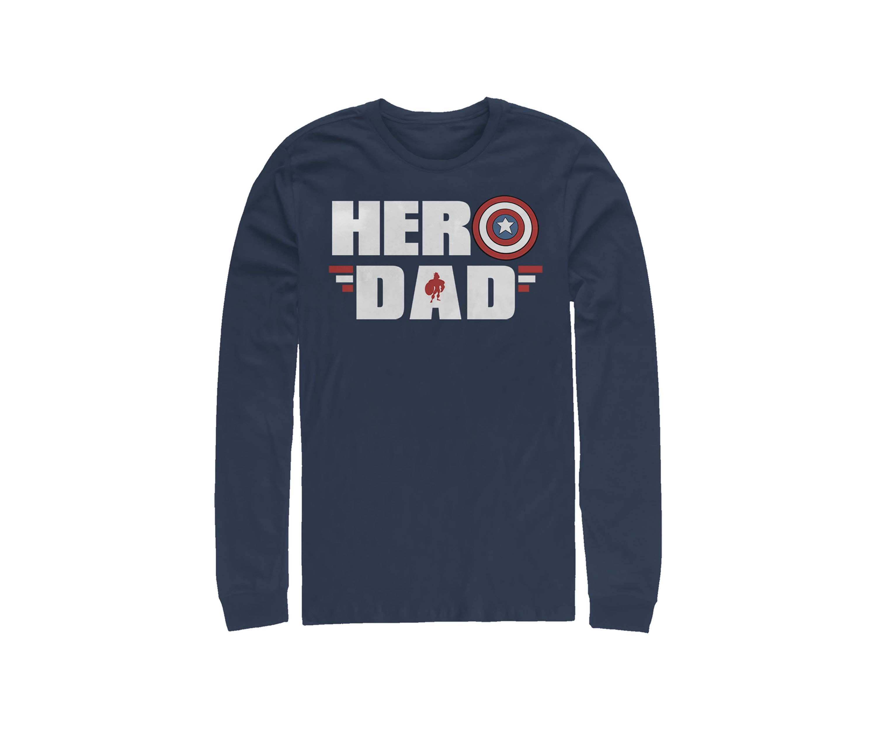 HERO DAD Long Sleeve Graphic T-Shirt