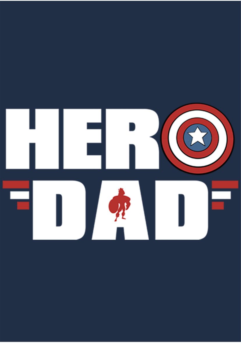 HERO DAD Long Sleeve Graphic T-Shirt