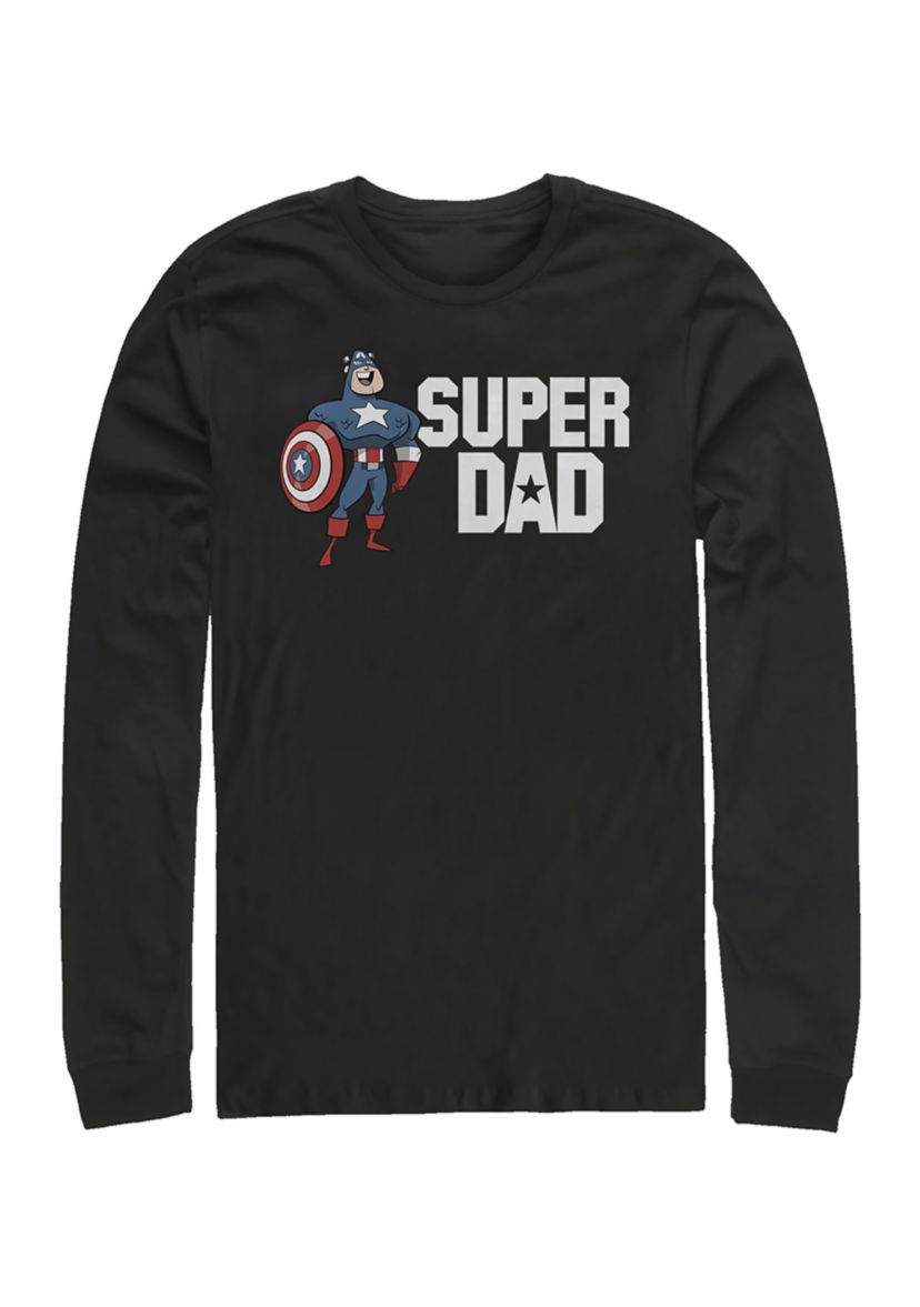 SUPER DAD Long Sleeve Graphic T-Shirt