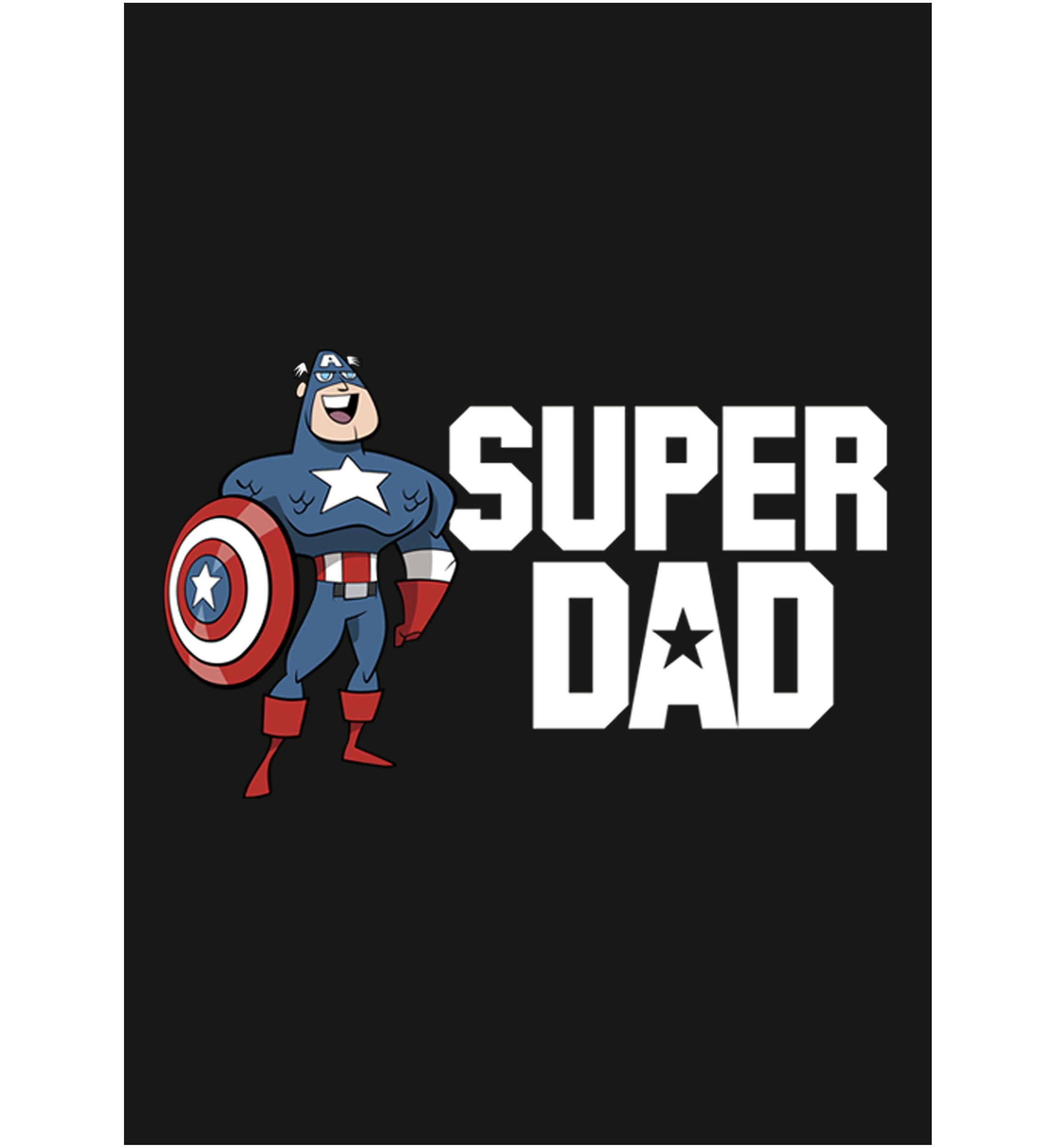 SUPER DAD Long Sleeve Graphic T-Shirt