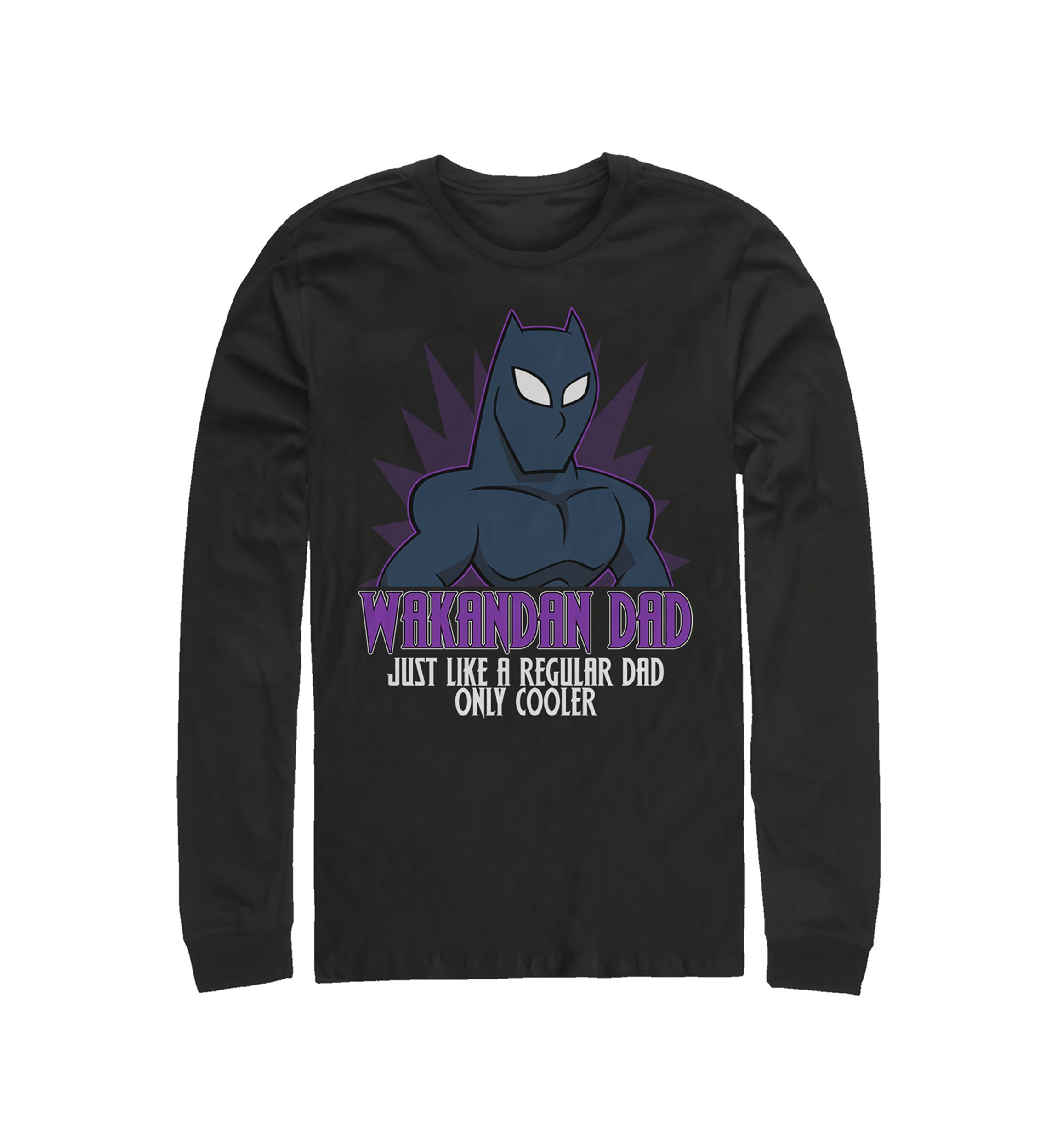 WAKANDAN DAD Long Sleeve Graphic T-Shirt