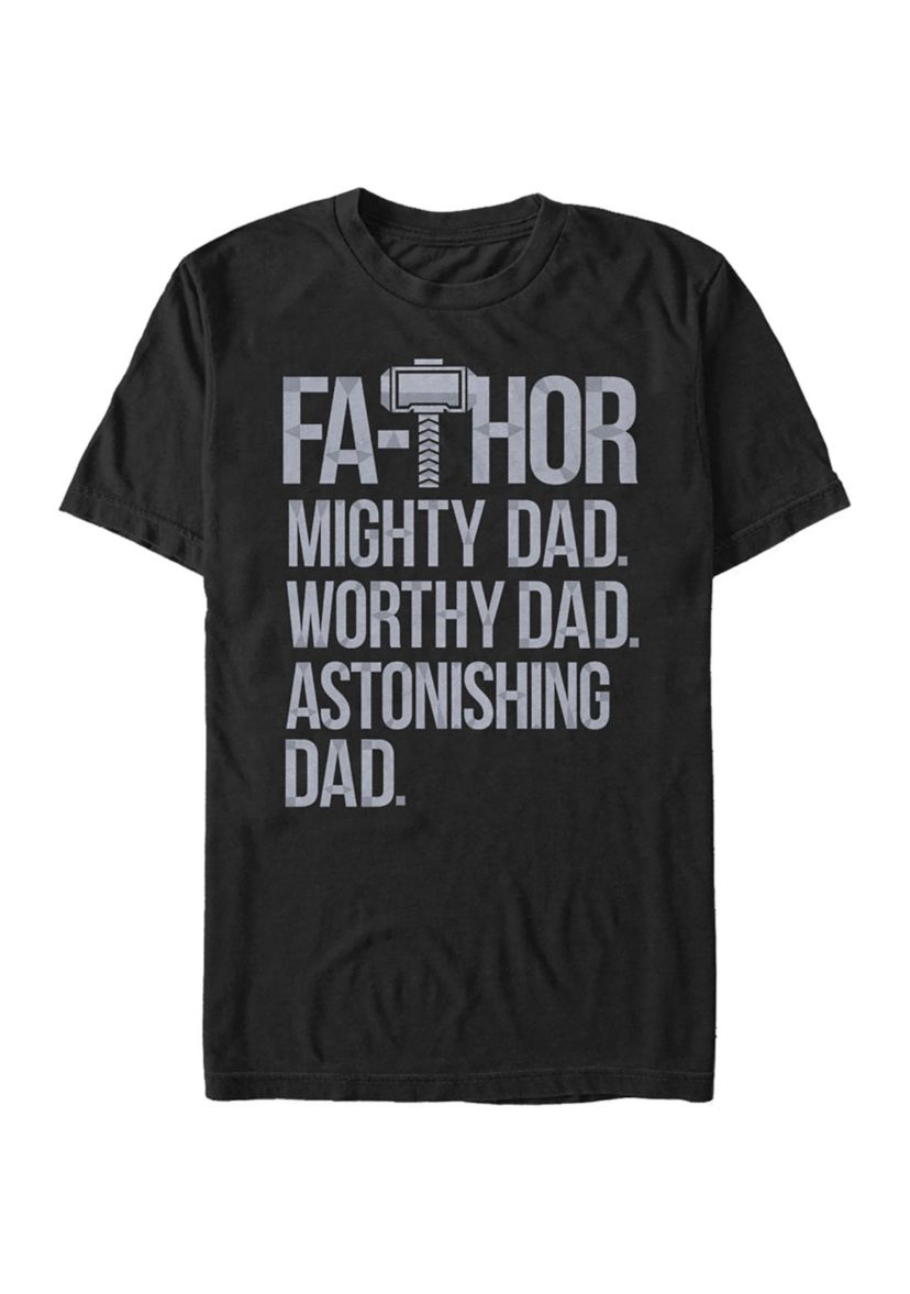 FaThor Worthy Astonishing Graphic T-Shirt