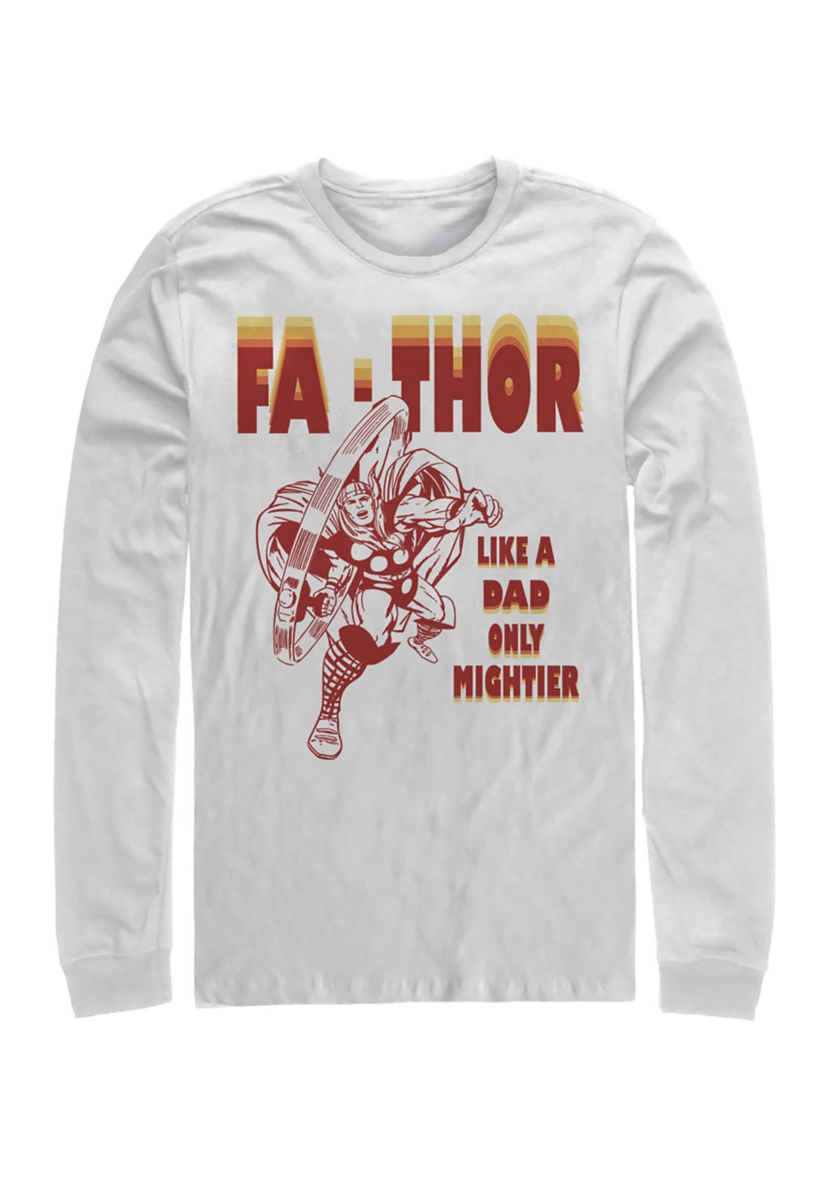 Fathor Retro Long Sleeve Graphic T-Shirt
