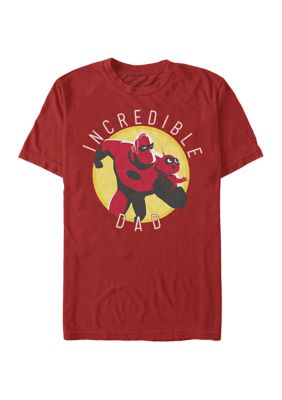 Disney Pixar Men's Incredible Dad Circle Graphic T-Shirt