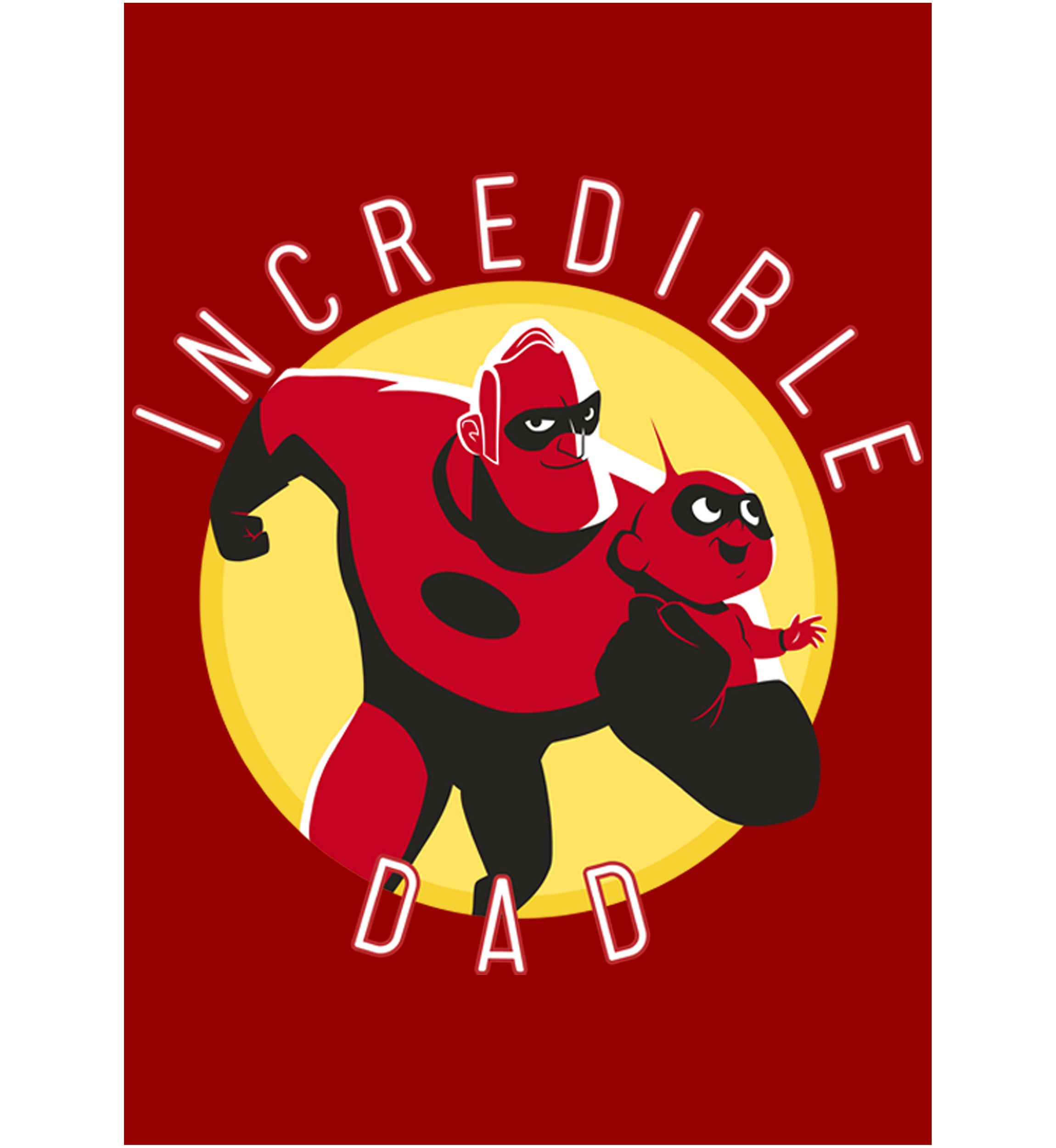 Incredible Dad Circle Graphic T-Shirt