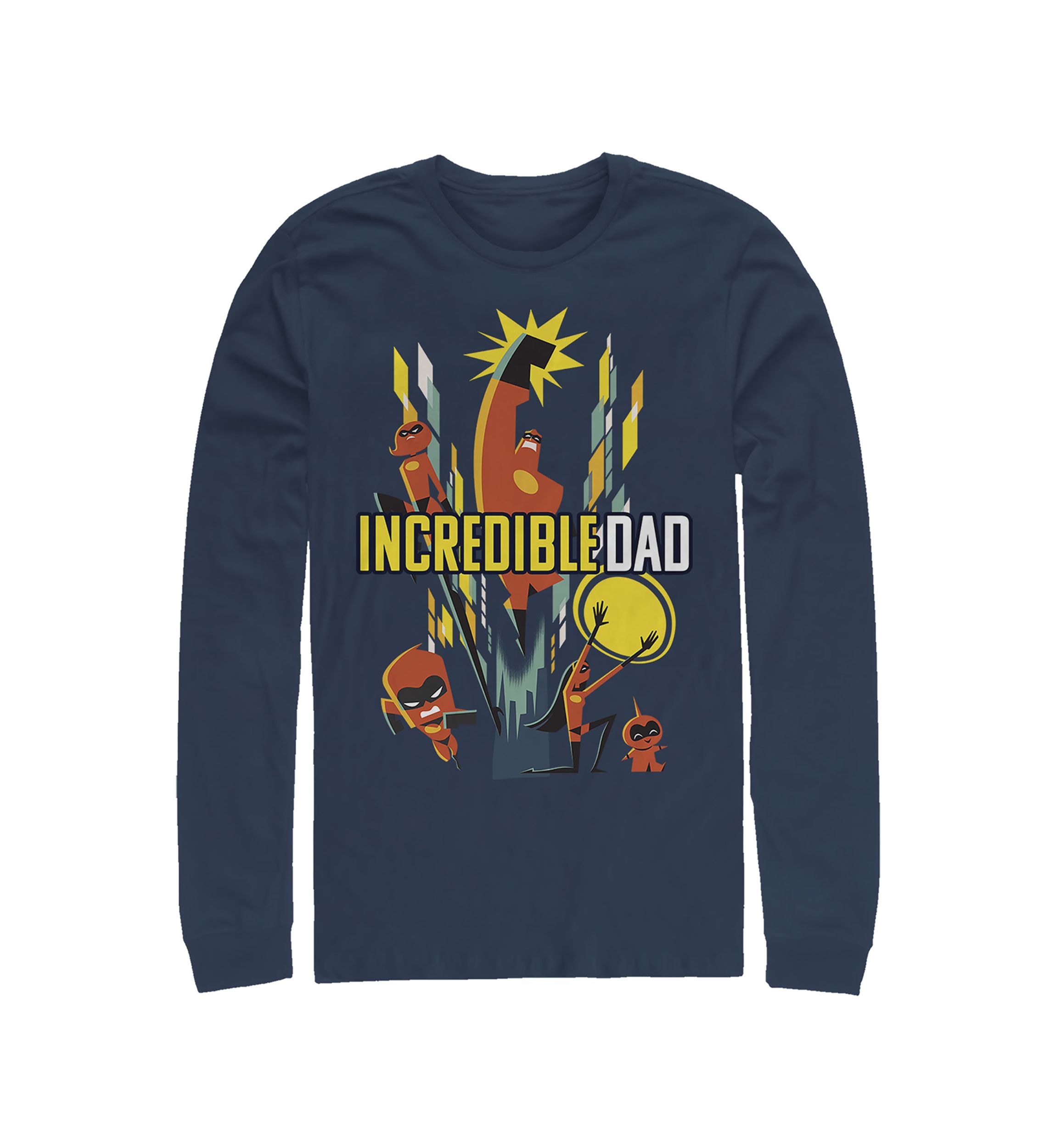 Dad Family Long Sleeve Graphic T-Shirt