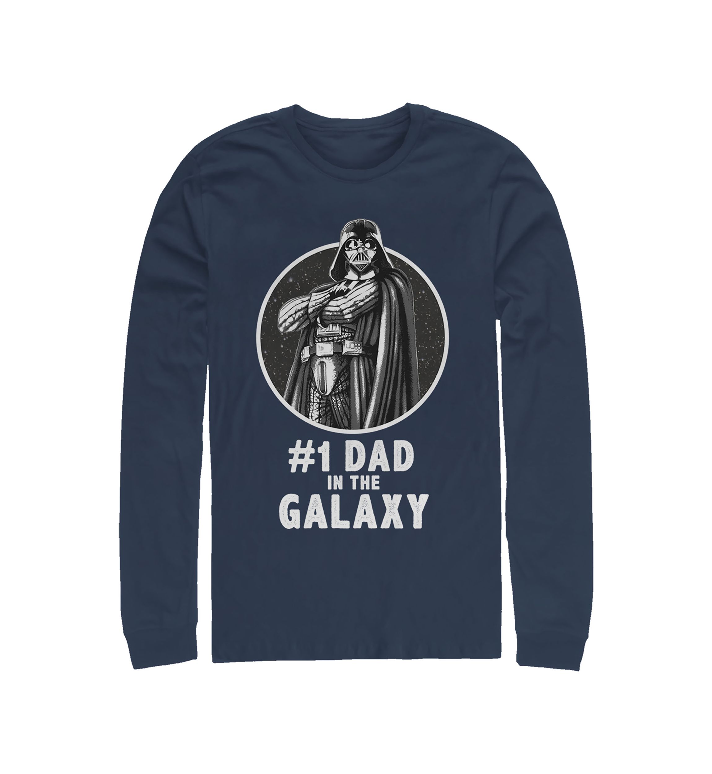 Number One Dad Long Sleeve Graphic T-Shirt