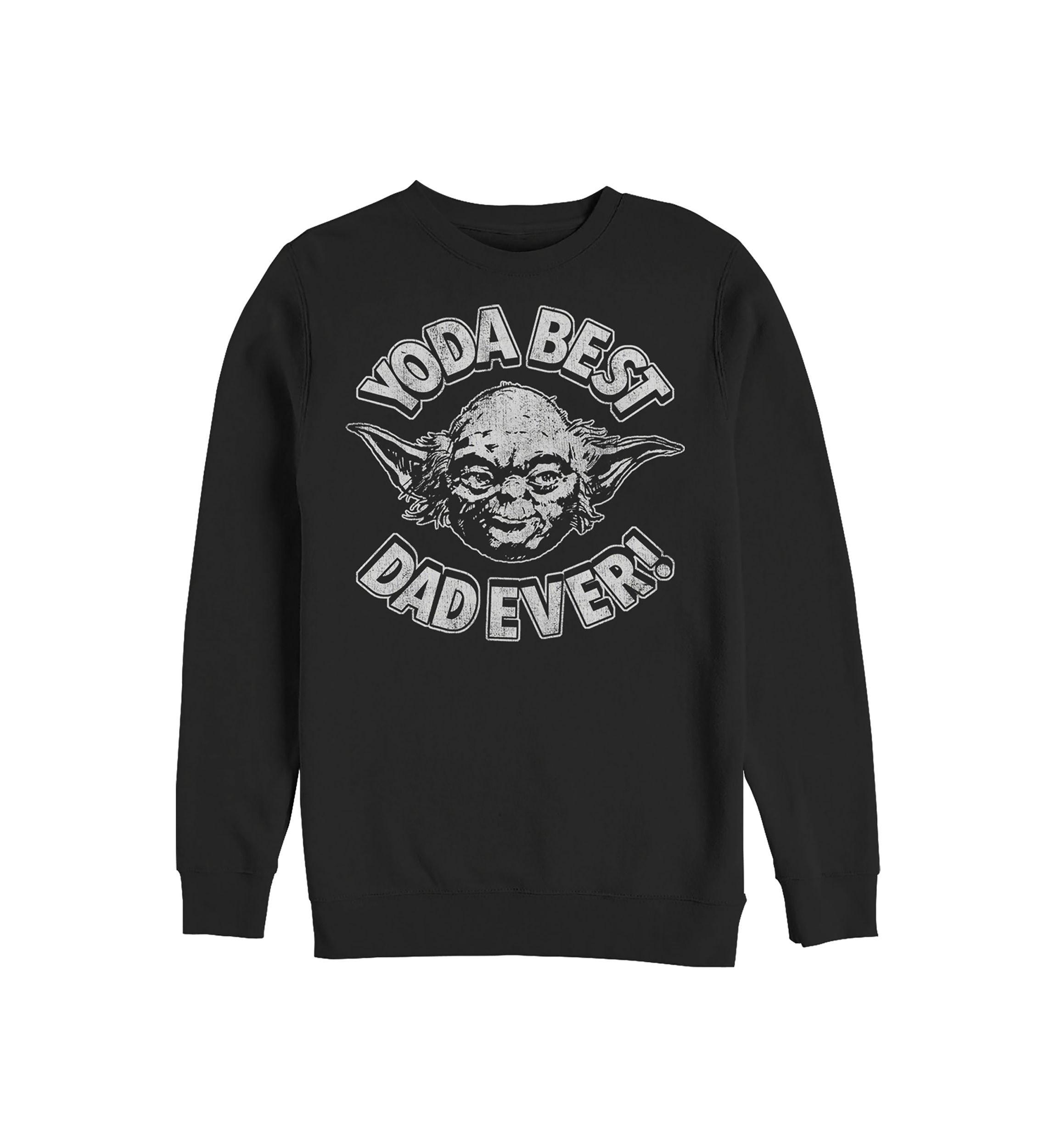 Yoda Best Crew Fleece Graphic Sweatshirt